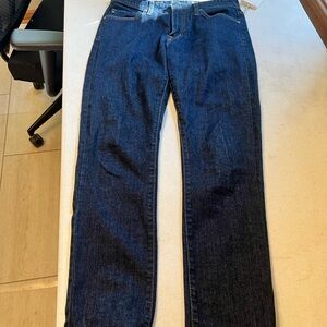 AG Adriano Goldschmied Men's Deep Blue Straight Jeans